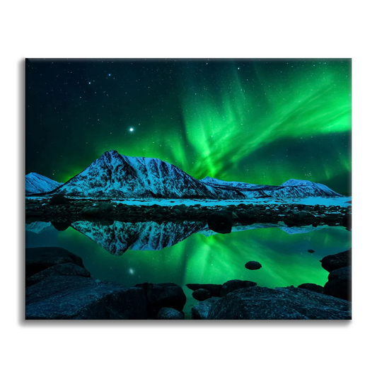 Aurora Mountain – Peinture par numéros