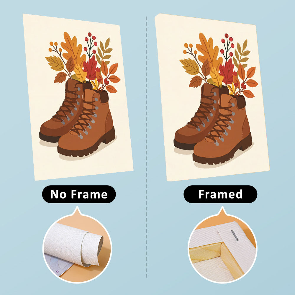 Des fleurs dans les chaussures