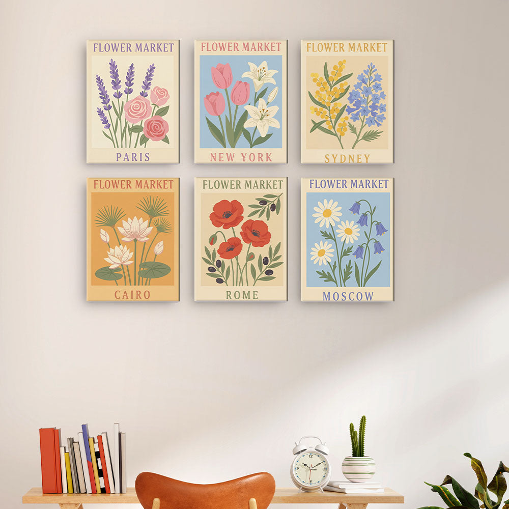 Marchés mondiaux des fleurs