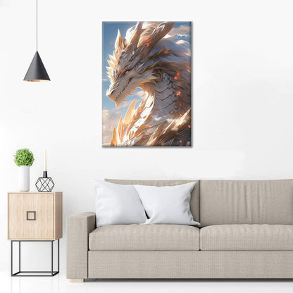 Portrait de dragon – Peinture par numéros
