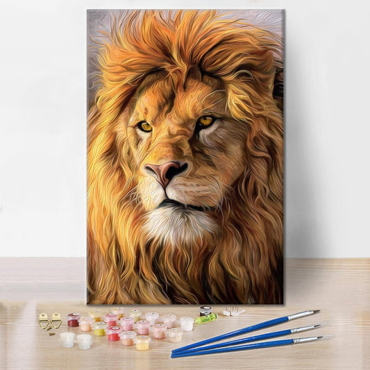 Lions africains géants – Peinture par numéros