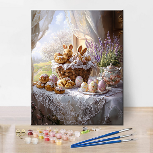 Délices du Matin de Pâques - Peinture par Numéros