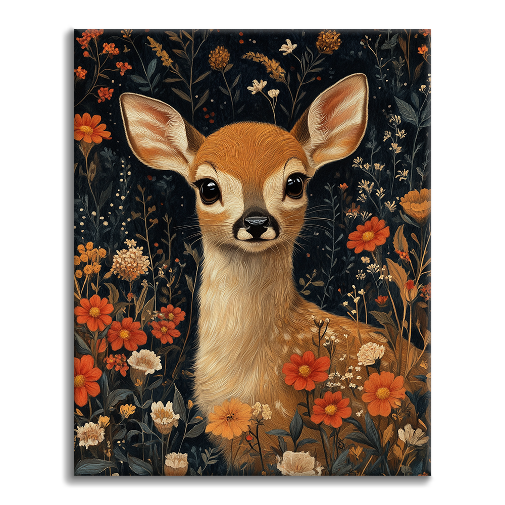 Faon Innocent - Peinture par Numéros