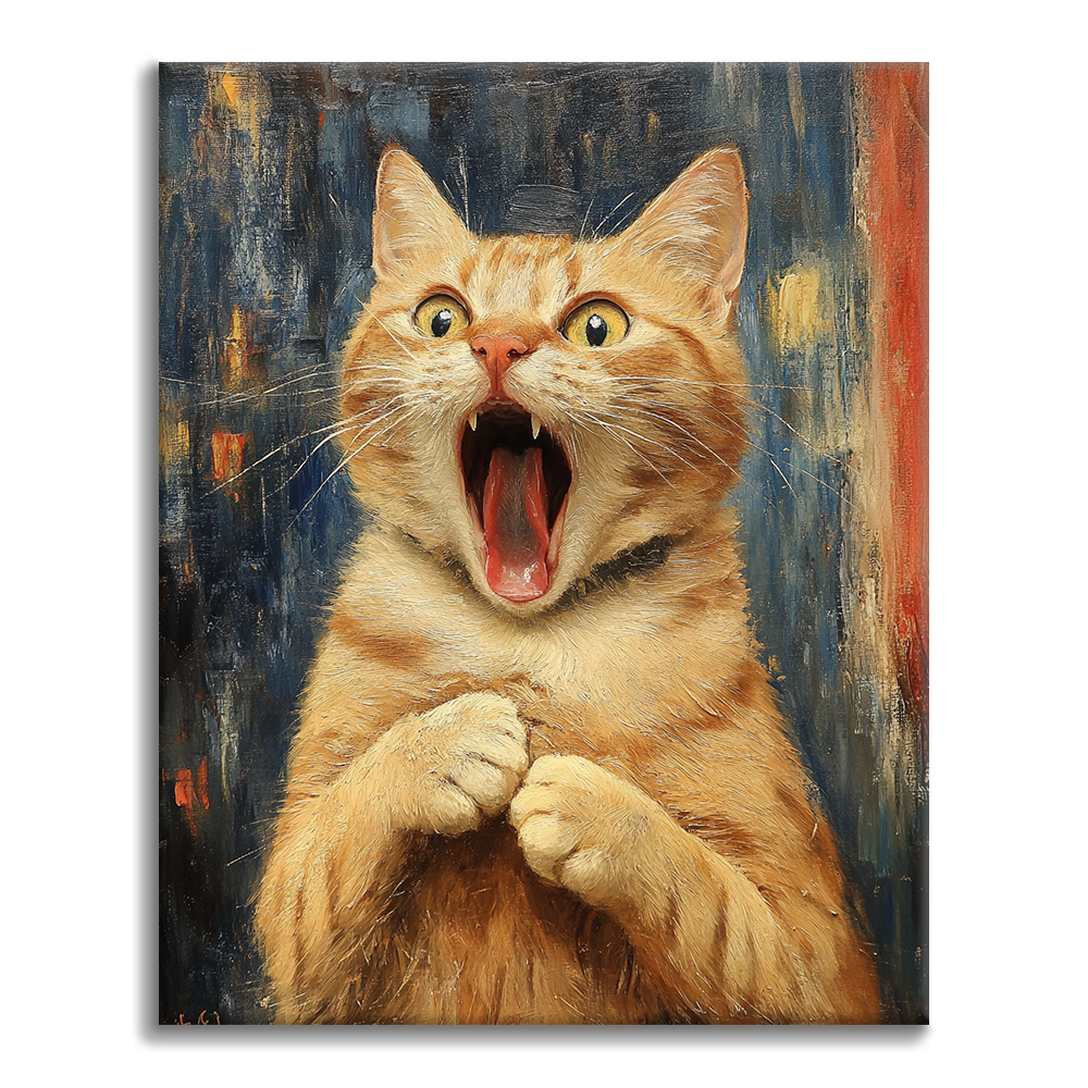 Le Cri du Chat - Peinture par Numéros