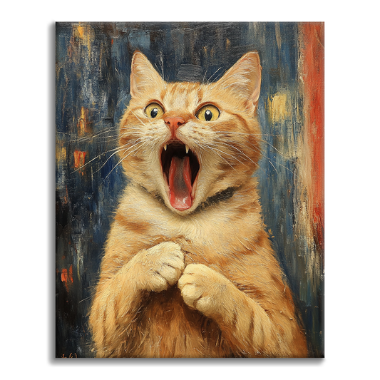 Le Cri du Chat - Peinture par Numéros