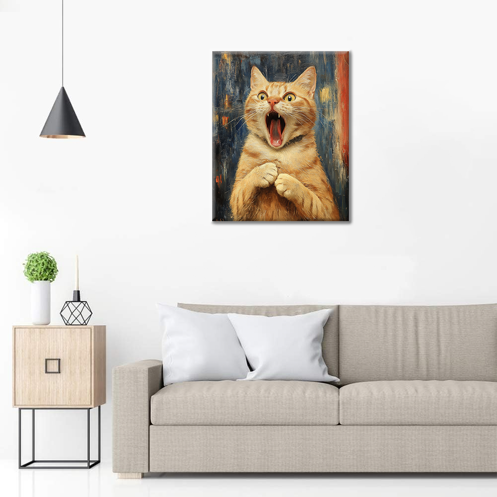 Le Cri du Chat - Peinture par Numéros