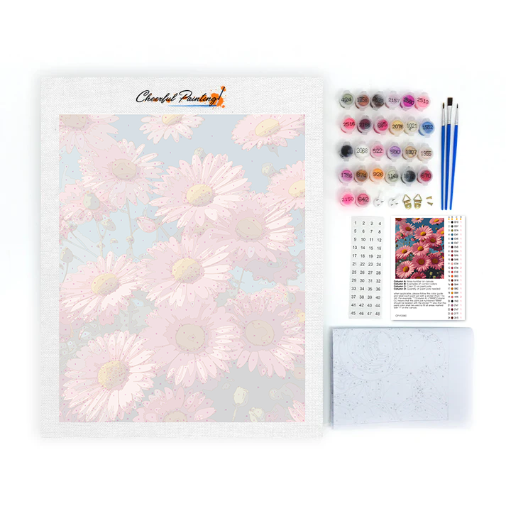 Belles fleurs – Peinture par numéros