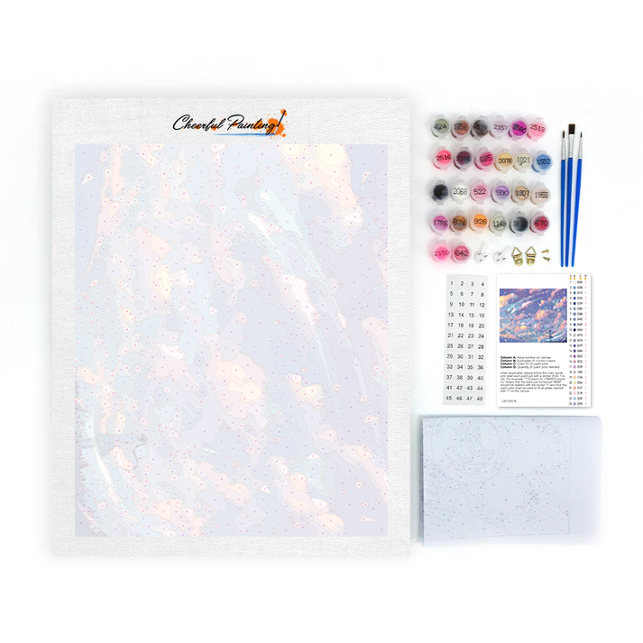 Fille sous le ciel – Peinture par numéros