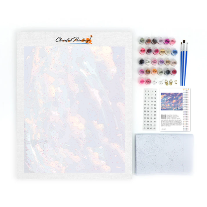 Fille sous le ciel – Peinture par numéros