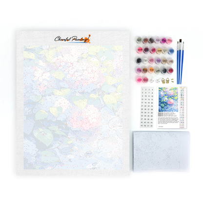 Fleur de lumière blanche – Peinture par numéros