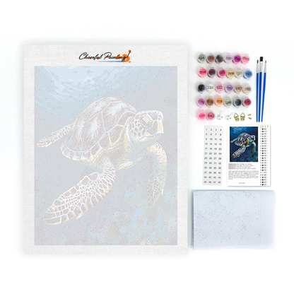 Tortue de mer – Peinture par numéros