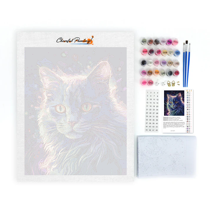 Chaton magique – Peinture par numéros