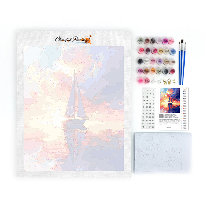 Voilier – Peinture par numéros