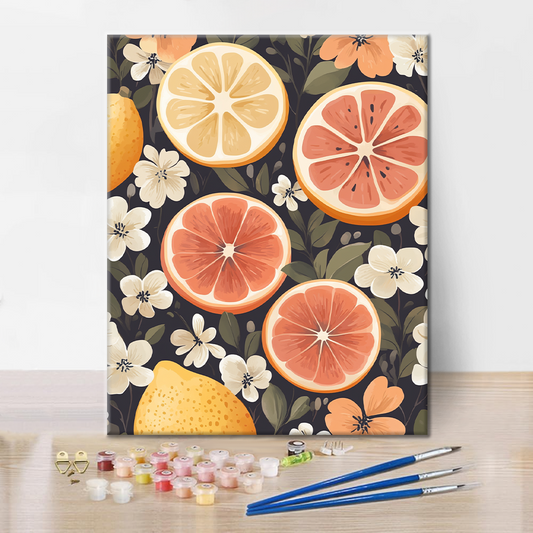 Parfum de Citron - Peinture par Numéros