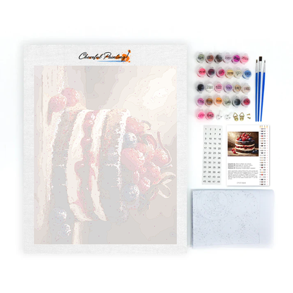 Gâteau Mousse - Peinture par Numéros