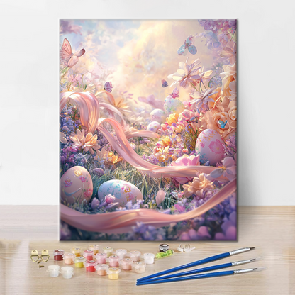 Délices de Pâques Pastel - Peinture par Numéros