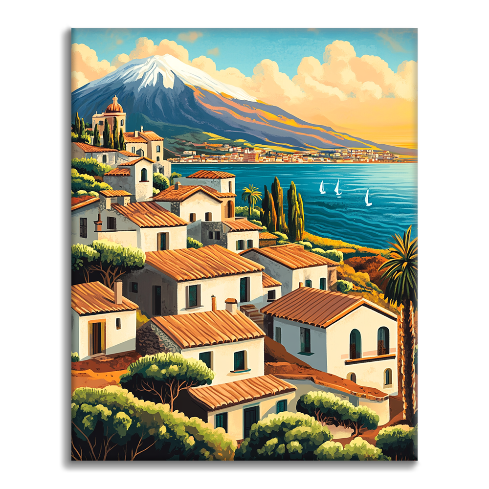 Sicile - Peinture par Numéros