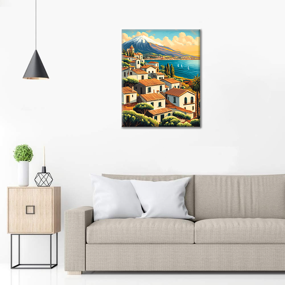 Sicile - Peinture par Numéros