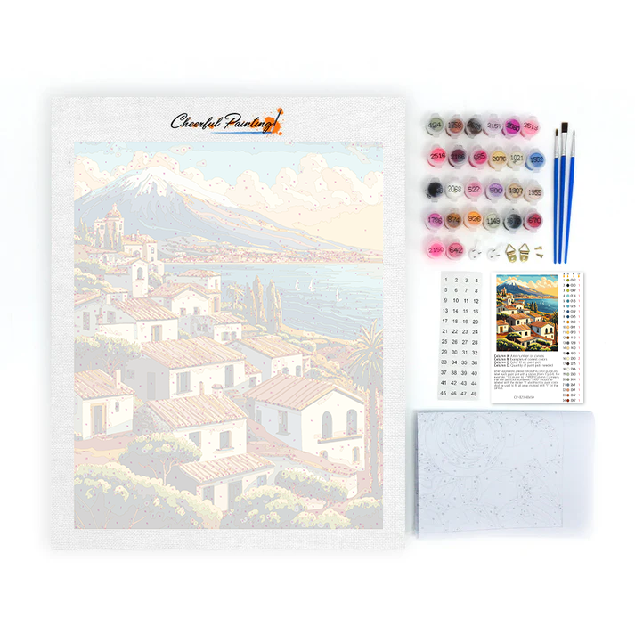 Sicile - Peinture par Numéros