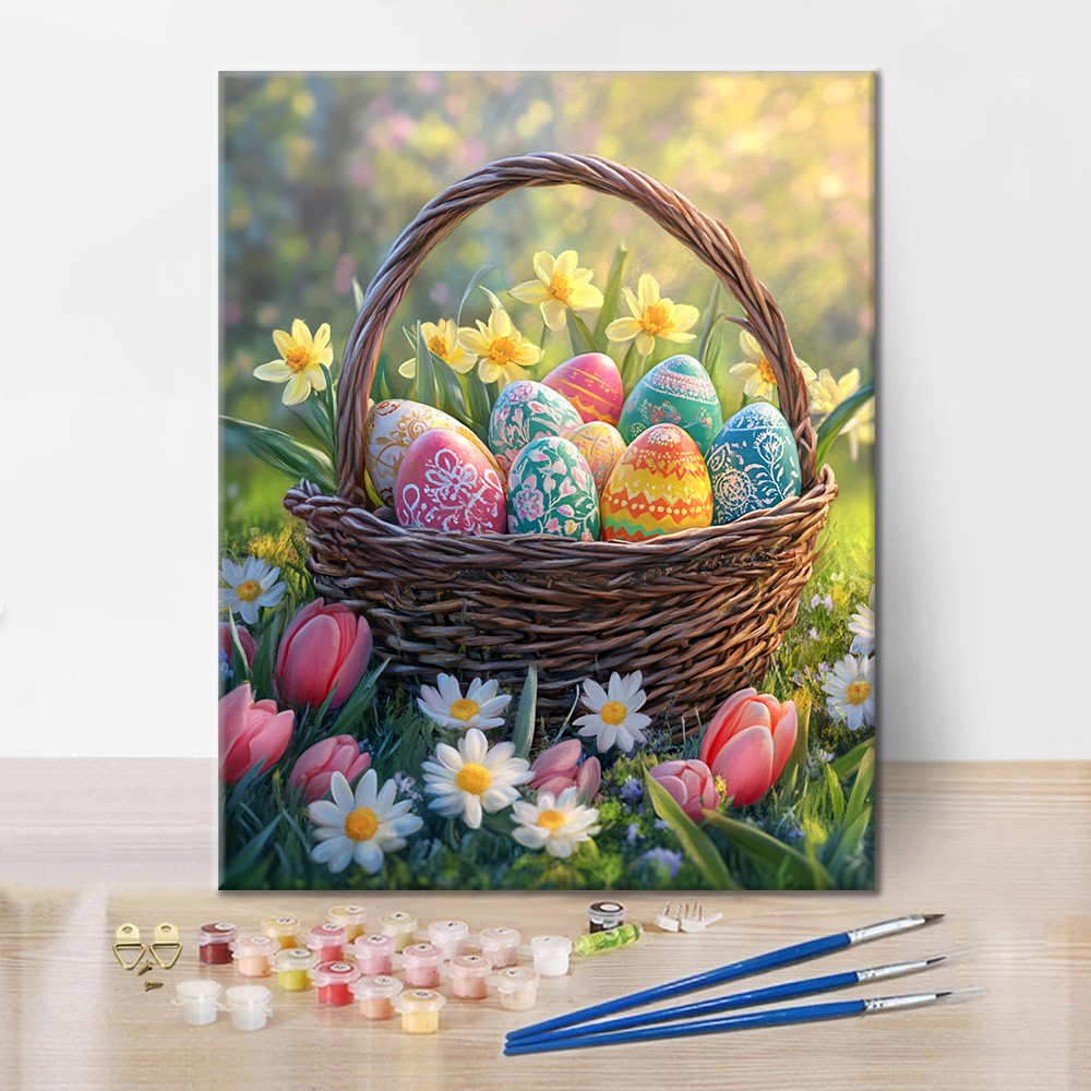 Joie du Jardin Printanier - Peinture par Numéros