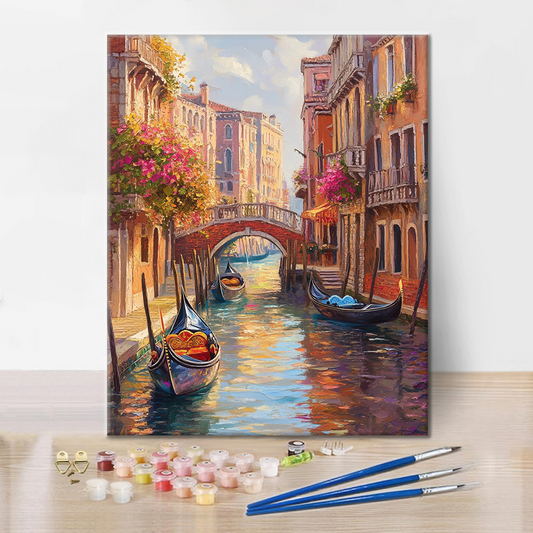 Canaux Vénitiens - Peinture par Numéros