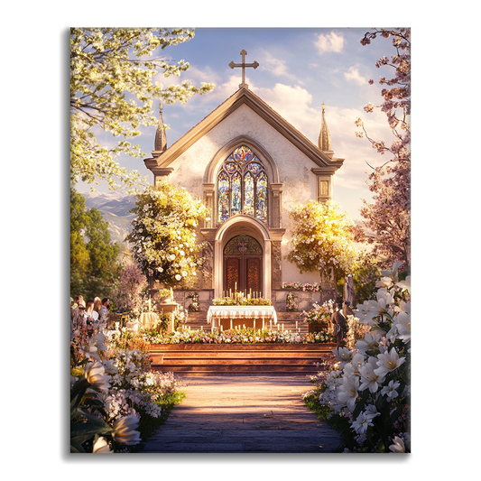 Église de Pâques - Peinture par Numéros