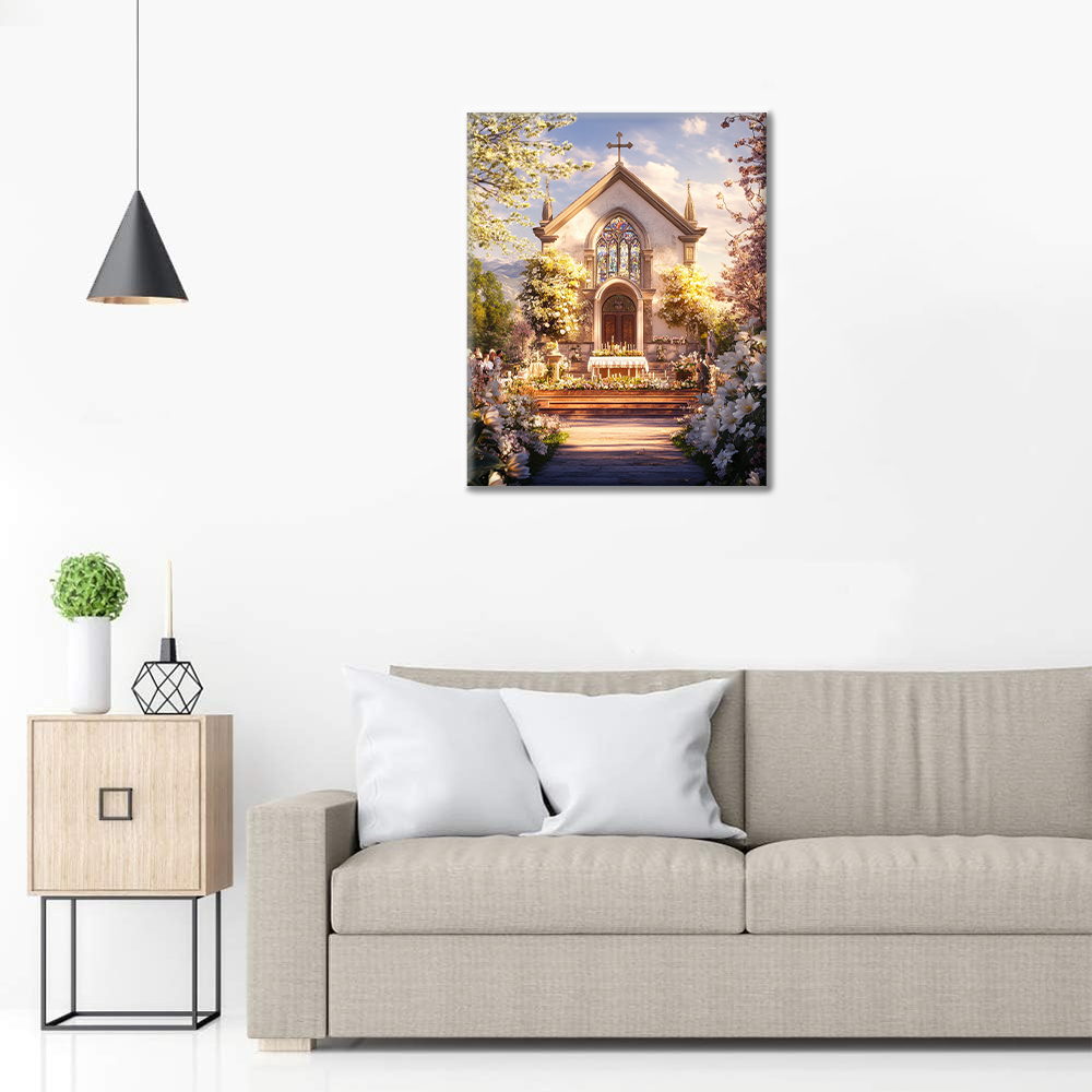 Église de Pâques - Peinture par Numéros