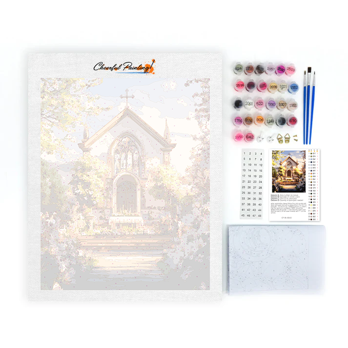 Église de Pâques - Peinture par Numéros
