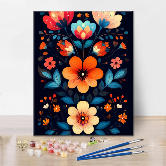 Langage des Fleurs - Peinture par Numéros