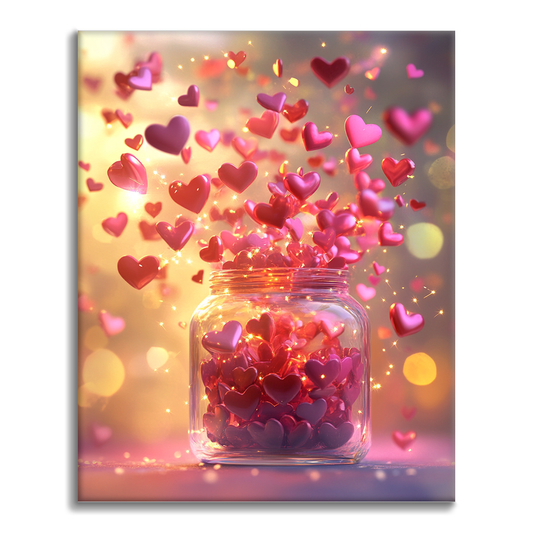 Un amour impossible à cacher – Peinture par numéros