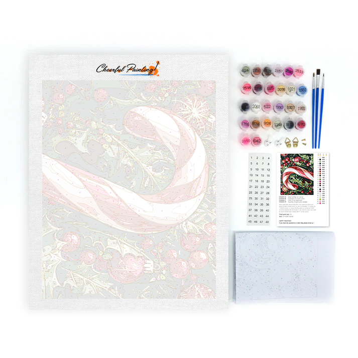 Bonbons de Noël - Peinture par numéros