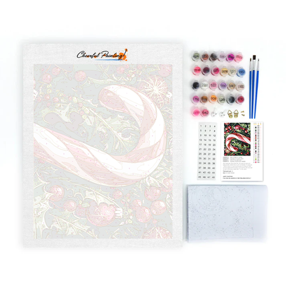 Bonbons de Noël - Peinture par numéros