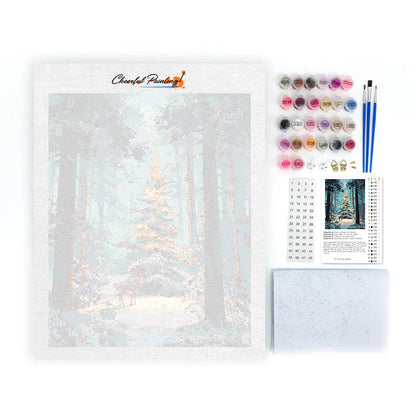 Forêt de Noël – Peinture par numéros