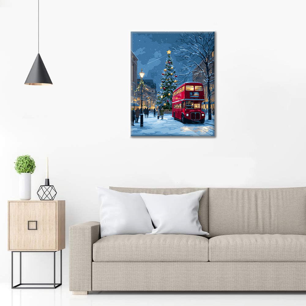 Balade de Noël – Peinture par numéros