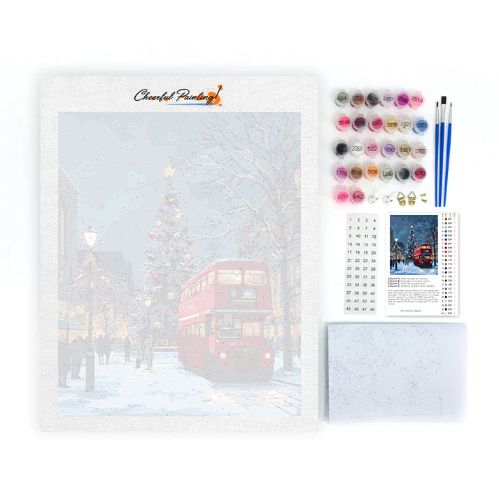 Balade de Noël – Peinture par numéros