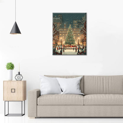 Place de Noël – Peinture par numéros