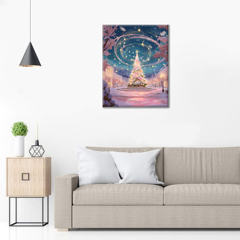 Sapin de Noël magique – Peinture par numéros