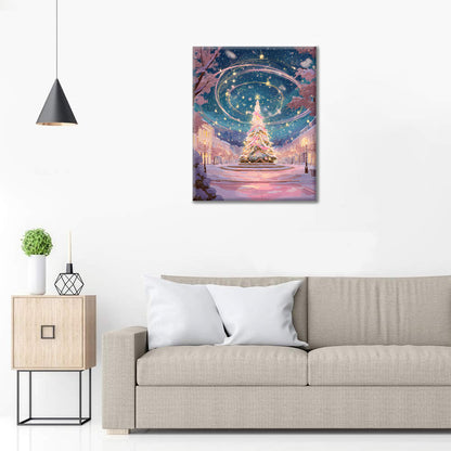 Sapin de Noël magique – Peinture par numéros