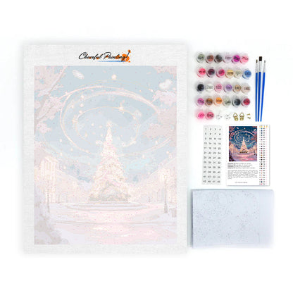Sapin de Noël magique – Peinture par numéros