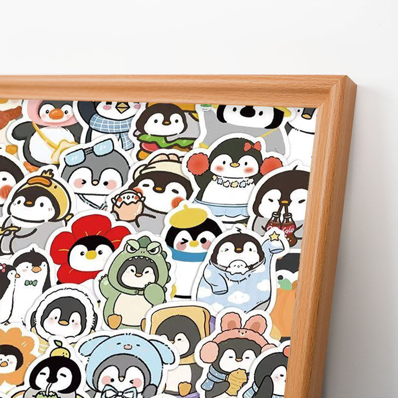 Pingouins rigolos - Puzzle en bois à colorier