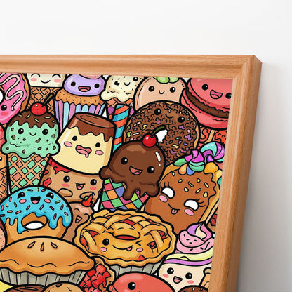Snack Squad - Puzzle en bois à colorier