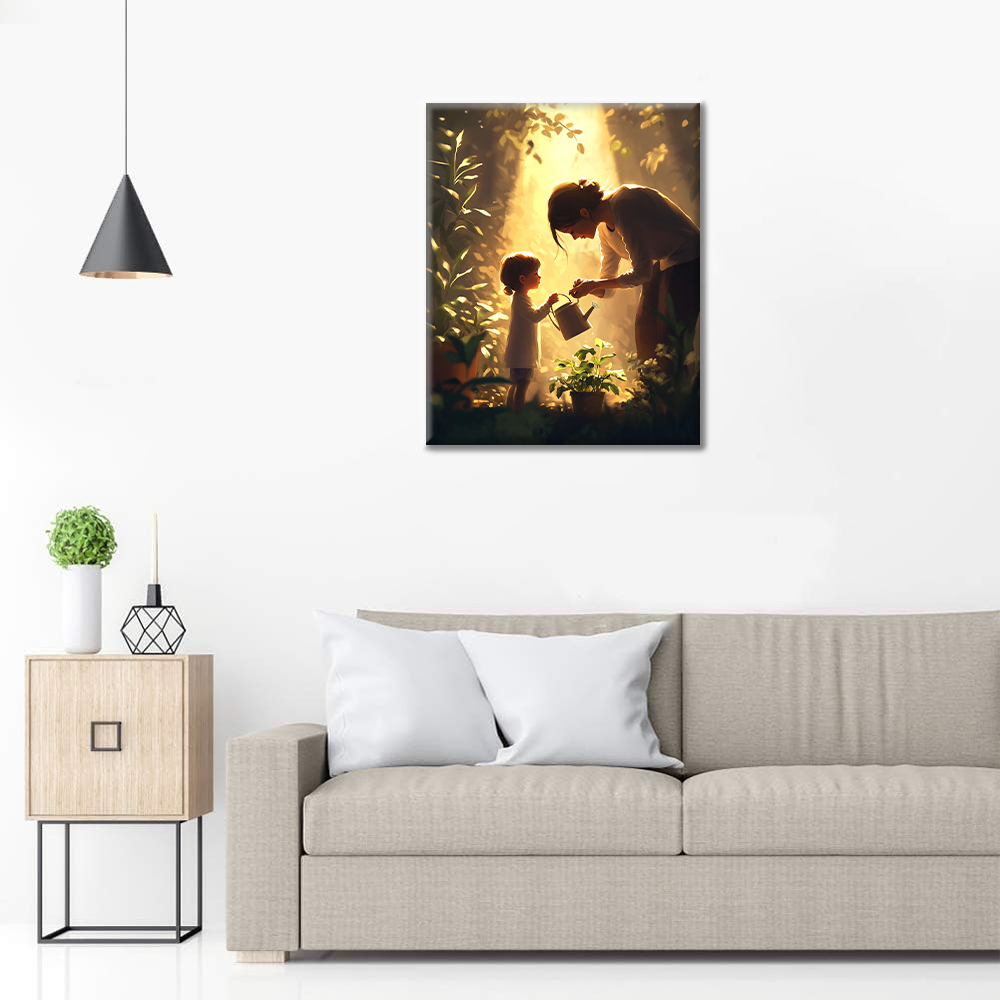 Amour à la lumière du soleil – Peinture par numéros