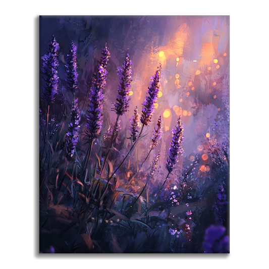 Lavande Enchantée - Peinture par Numéros