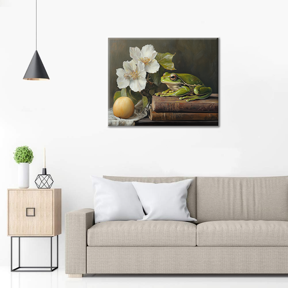 Grenouille Verte - Peinture par Numéros