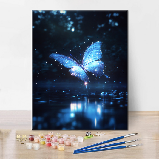 Bioluminescence Lunaire - Peinture par Numéros