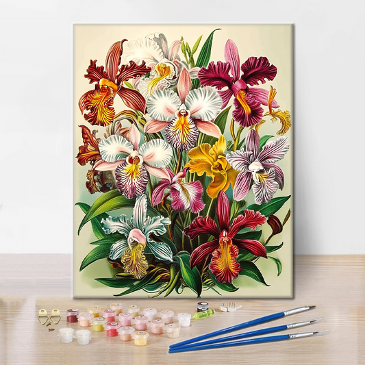 Orchidées Royales - Peinture par Numéros