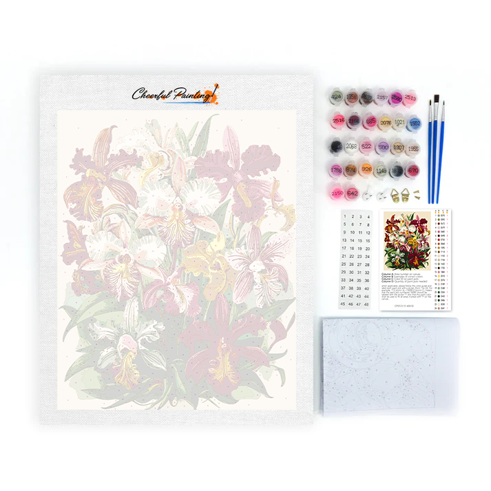 Orchidées Royales - Peinture par Numéros