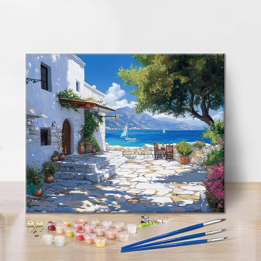 Retraite au Bord de Mer - Peinture par Numéros