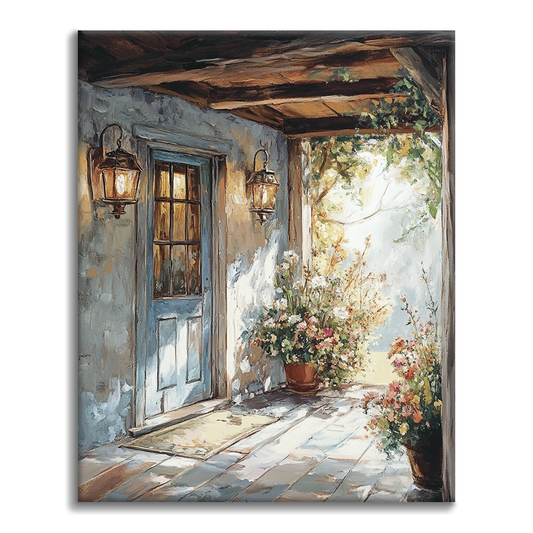 Véranda Conviviale - Peinture par Numéros