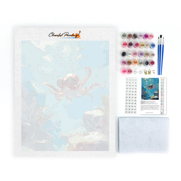Aventure Octopus - Peinture par numéros